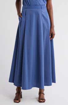BY DESIGN Abigail Poplin Maxi Skirt