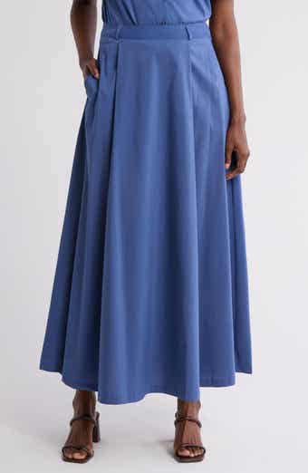 Abigail Poplin Maxi Skirt