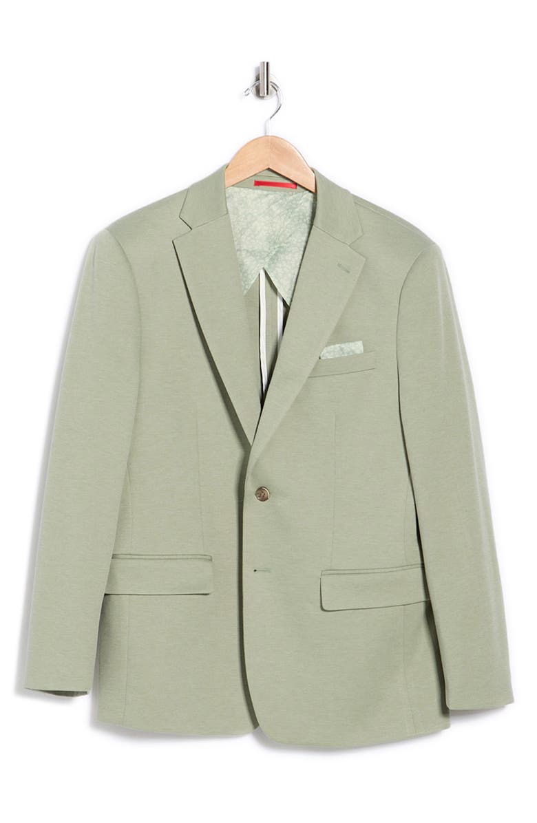 Lucky Brand Piqué Knit Sport Coat, Alternate, color, Sage