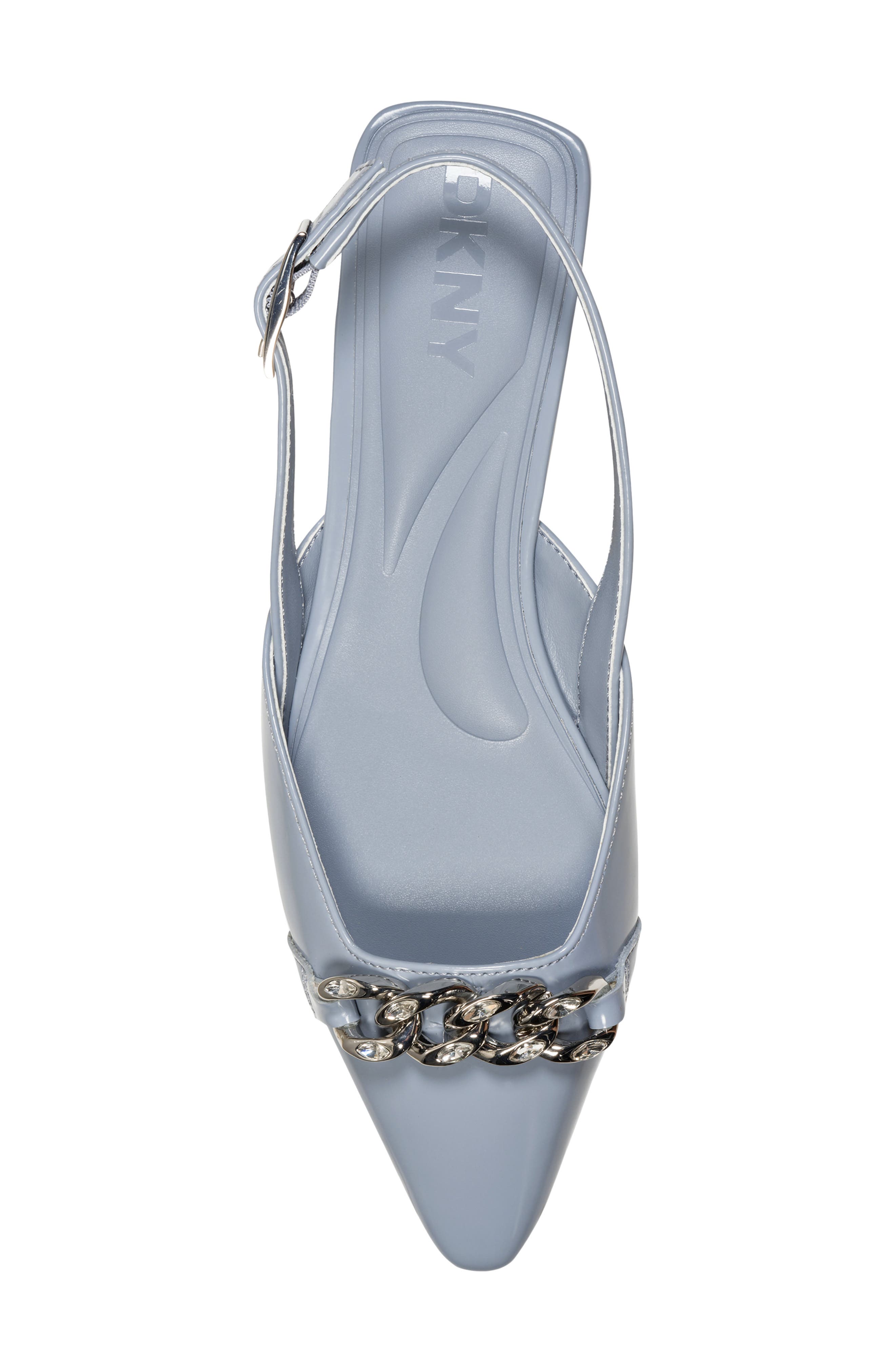 Cosetta Slingback Pointed Toe Flat, Alternate, color, SLATE BLUE