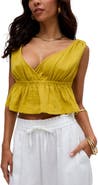 Raffya Katty Deep-V Neck Blouse