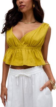 Raffya Katty Deep-V Neck Blouse