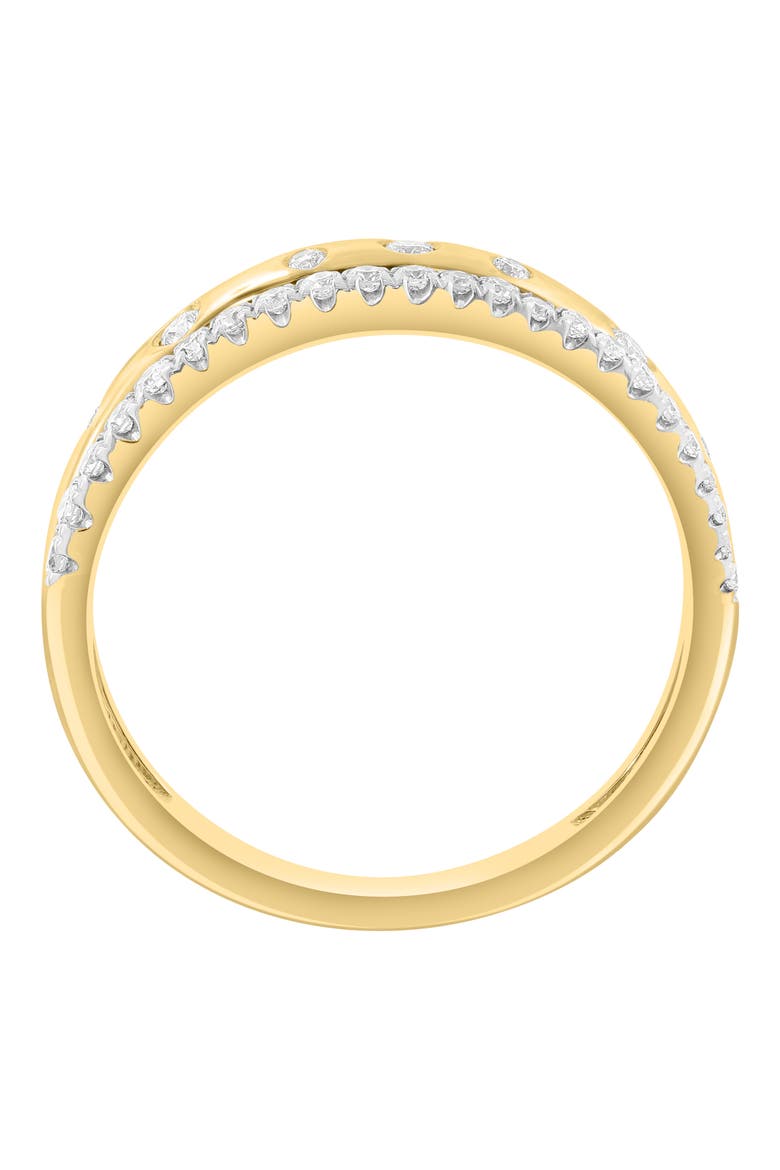 Diamond Dual Band Ring, Alternate, color, WHITE