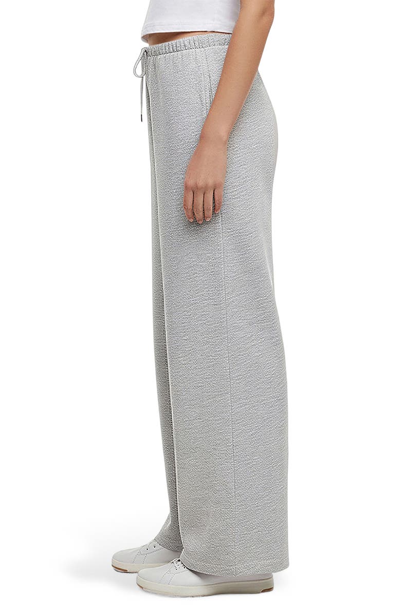 Wildfox Andie Wide Leg Sweatpants, Alternate, color, Heather Grey