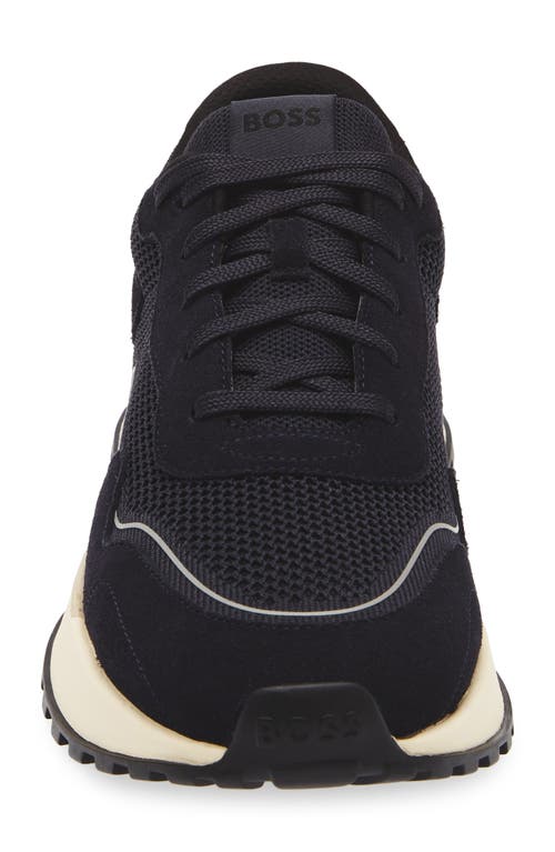 Hugo Boss Boss Jonah Runn Sneaker In Black