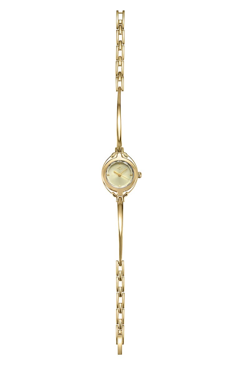 Dainty Bangle Bracelet Watch, Alternate, color, GOLD