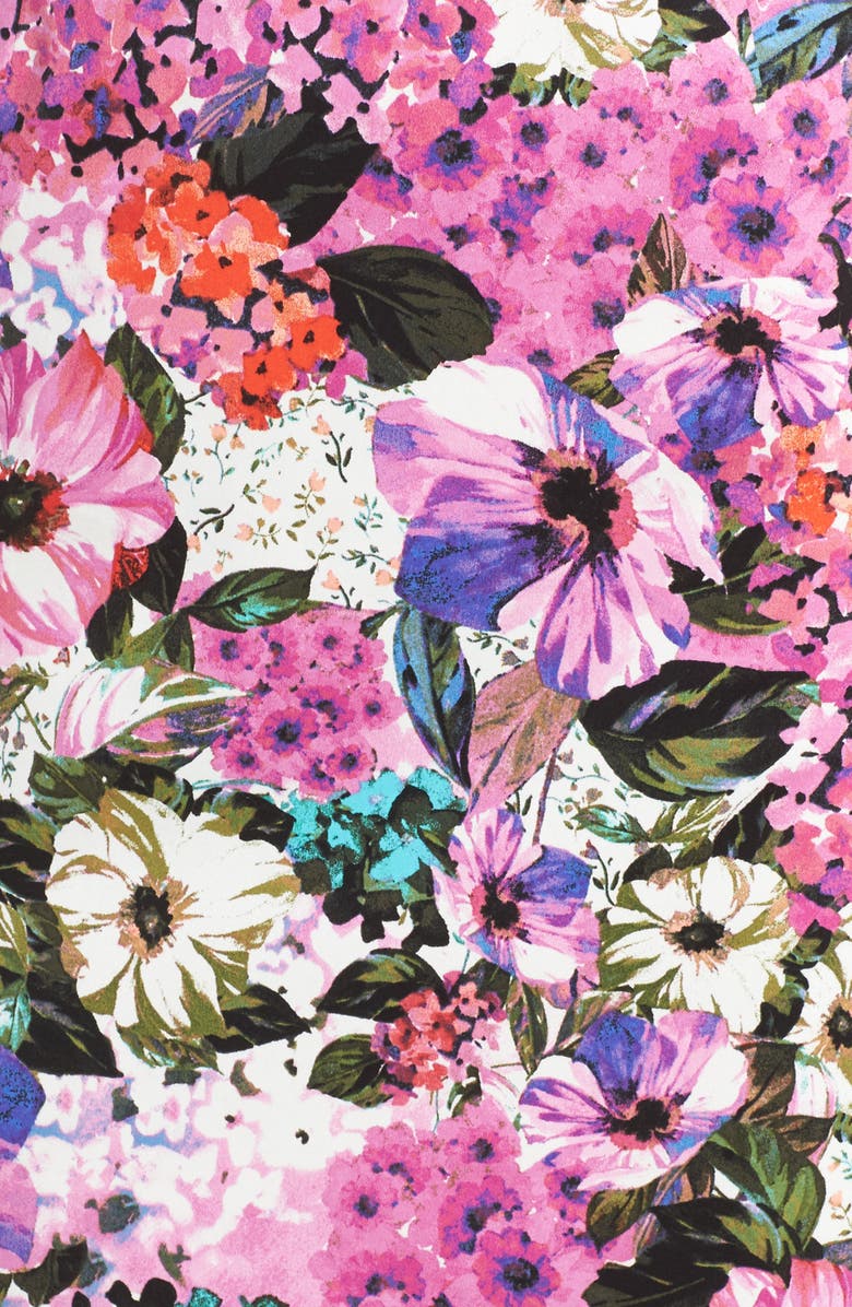 Maggy London Floral Garden Sheath Dress, Alternate, color, 