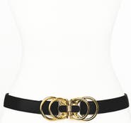 Raina Belts Rocky Buckle Leather Belt