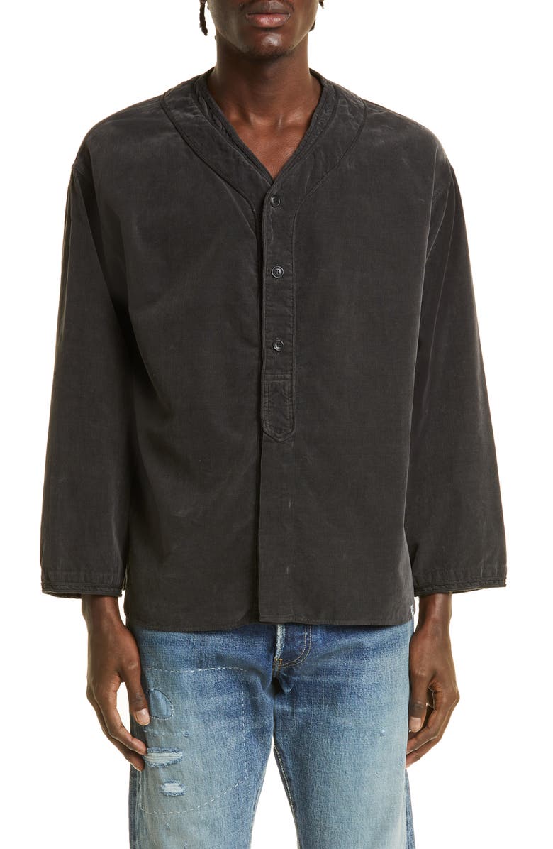 VISVIM Social Sculpture 01 Rip & Repair Slim Jeans, Main, color, 