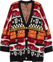 Dressed in Lala Vroom Vroom Oversize Cardigan