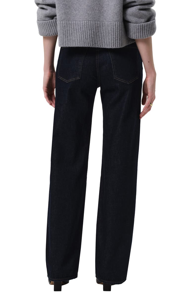 Citizens of Humanity Annina High Waist Straight Leg Jeans, Alternate, color, Juno (Md Indigo)