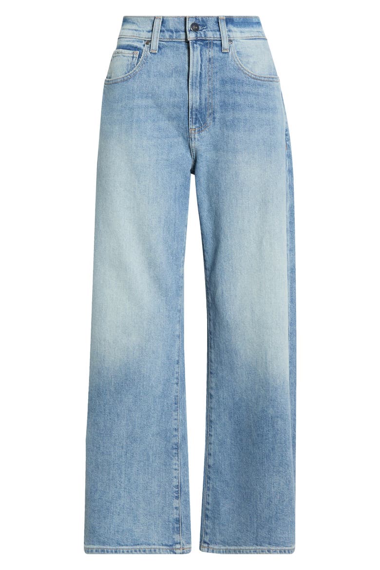 Arellia High Waist Ankle Barrel Jeans, Alternate, color, COSMIC