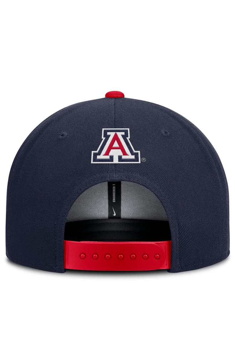 Nike Men's Nike Navy/Red Arizona Wildcats 2025 On-Field Patch Pro Dri-FIT Snapback Hat, Alternate, color, Navy