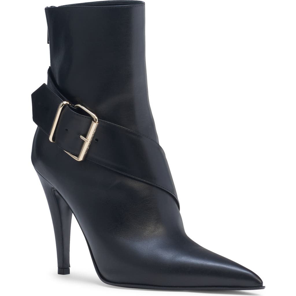 Alexander Mcqueen Mcqueen Heron Pointed Toe Bootie In Black
