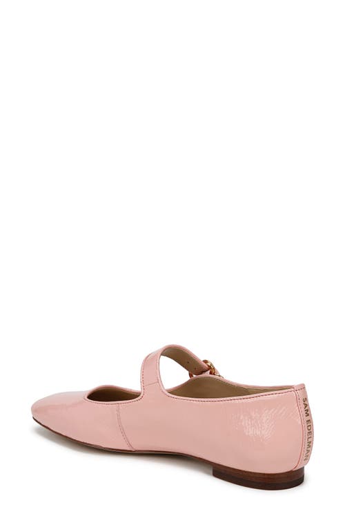 Sam Edelman Michaela Mary Jane Flat In Pink Rosette