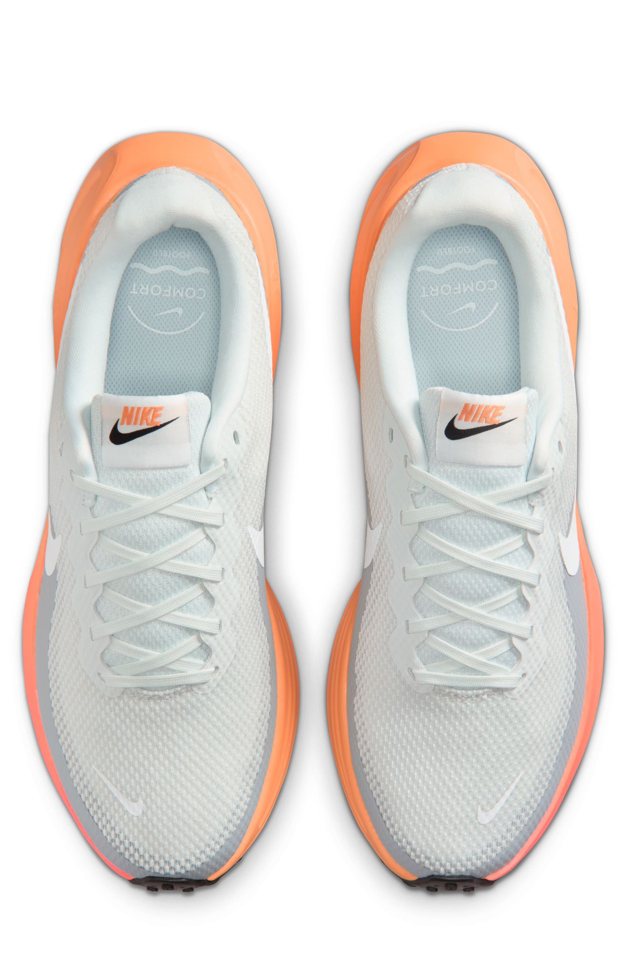 Revolution 8 Running Shoe, Alternate, color, OFF WHITE/ WOLF GREY