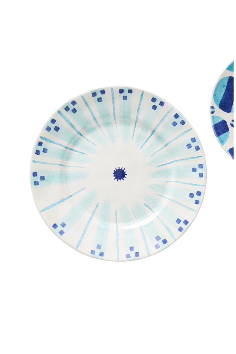 Anthropologie x SUNO Stoneware Dinner Plate, Alternate, color, WHITE AND BLUE