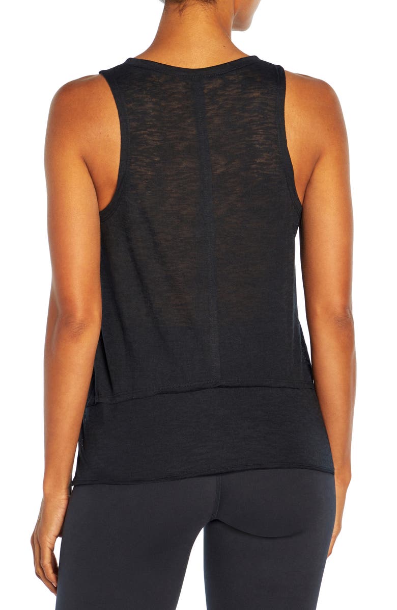 MARIKA Scoop Neck Activewear Tank, Alternate, color,