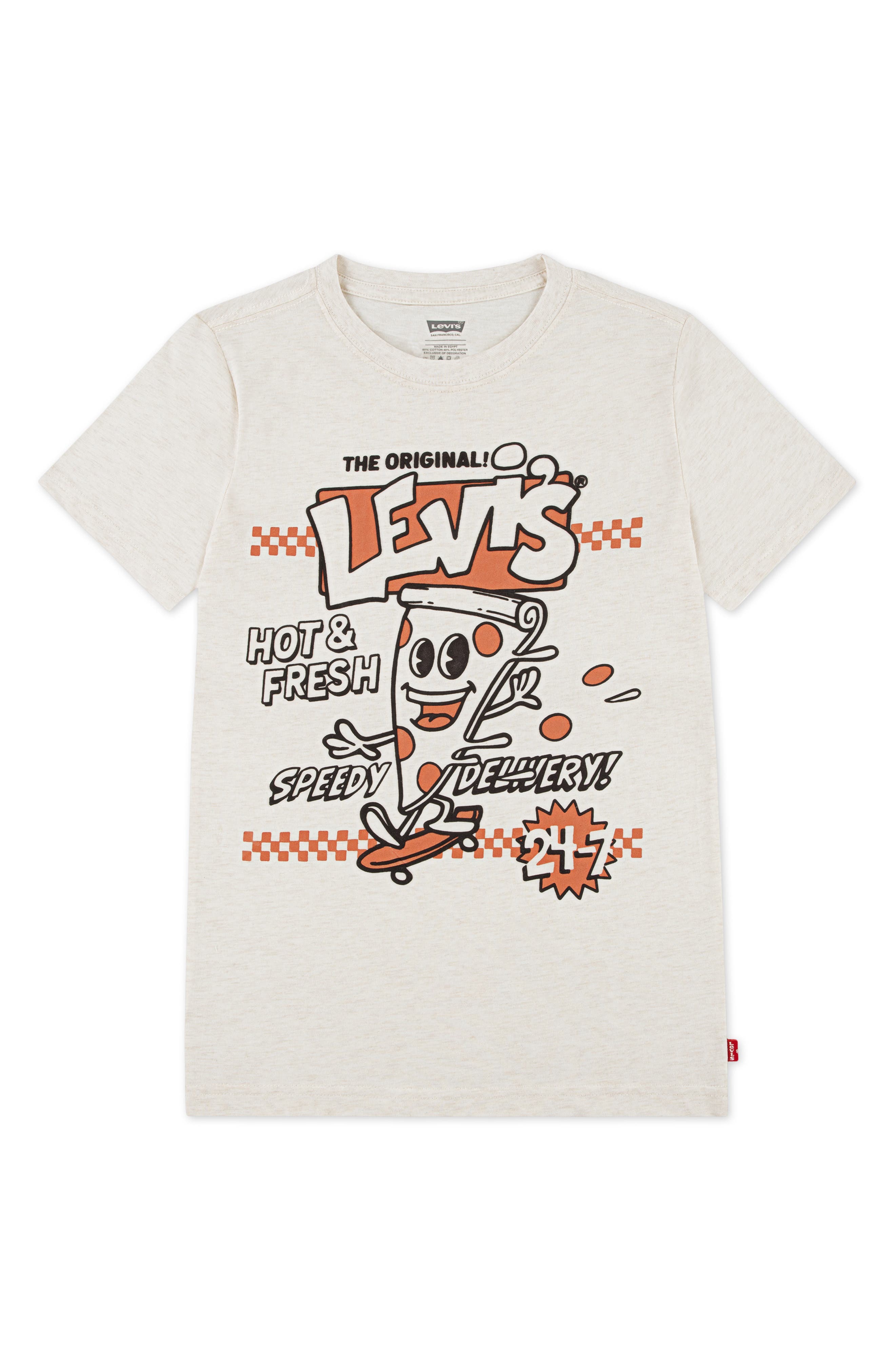 Levi's Kids' Speedy Pizza Graphic T-Shirt