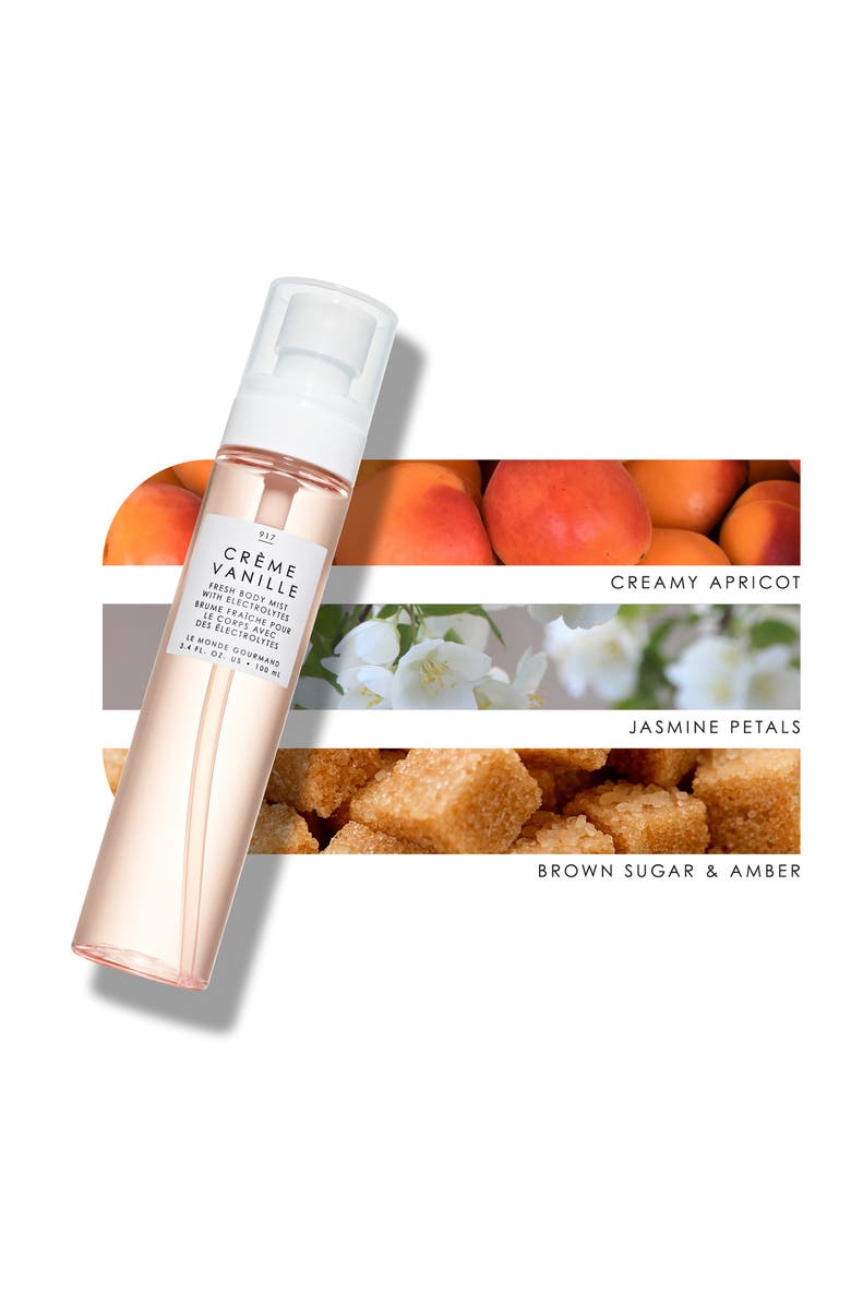 LE MONDE GOURMAND Crème Vanille Fresh Body Mist, Alternate, color, 