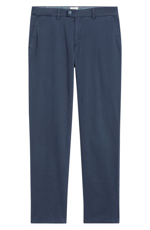 Brax Fabio Idx Flat Front Modern Fit Cotton Blend Chinos In Blue