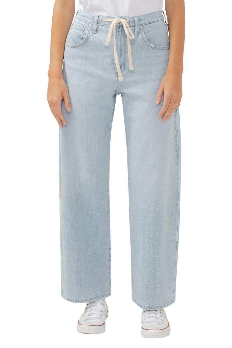 Be Easy Drawstring Jeans, Main, color, INDIGO