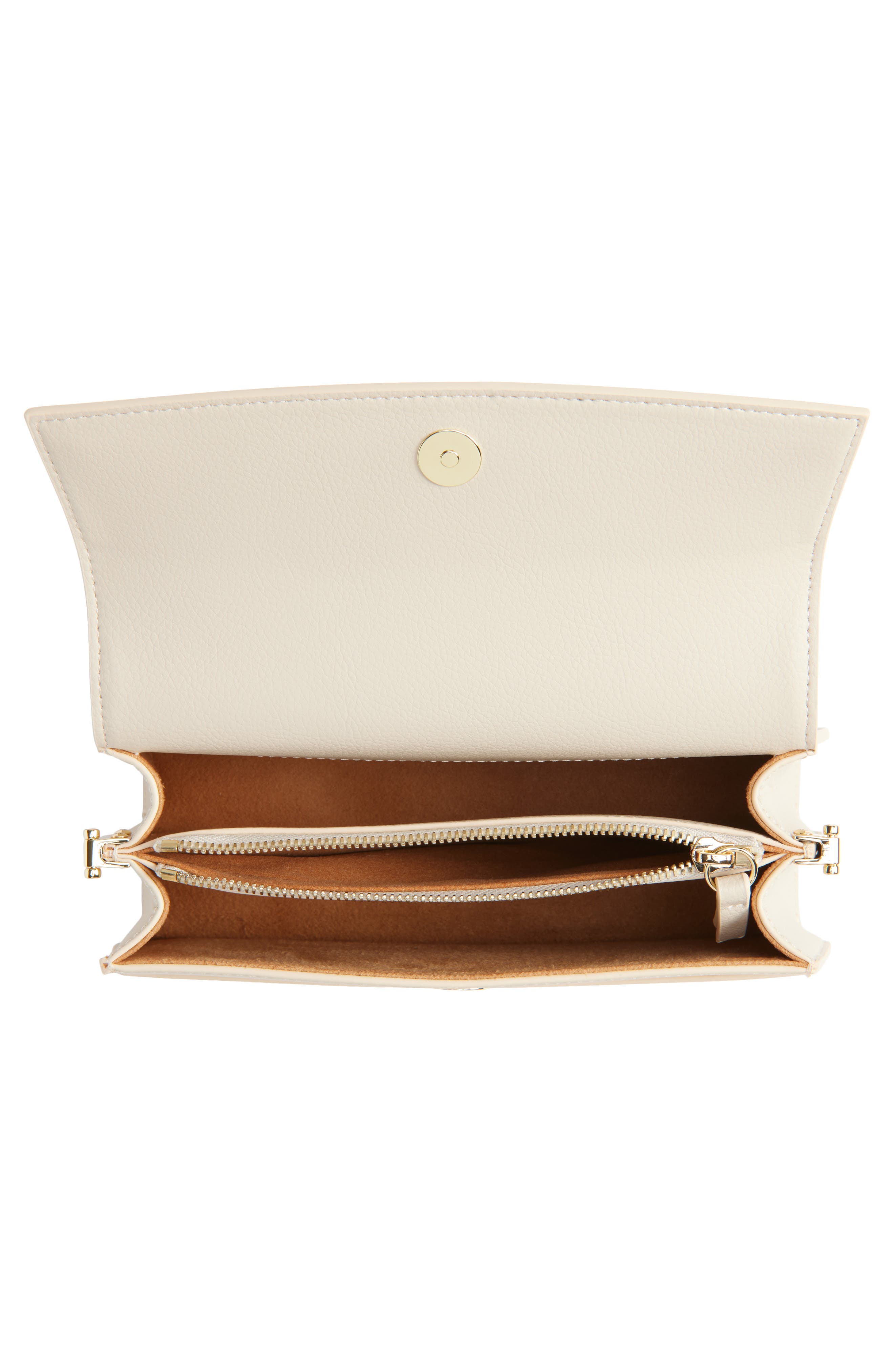 Freja New York Mini Faux Leather Shoulder Bag, Alternate, color, 