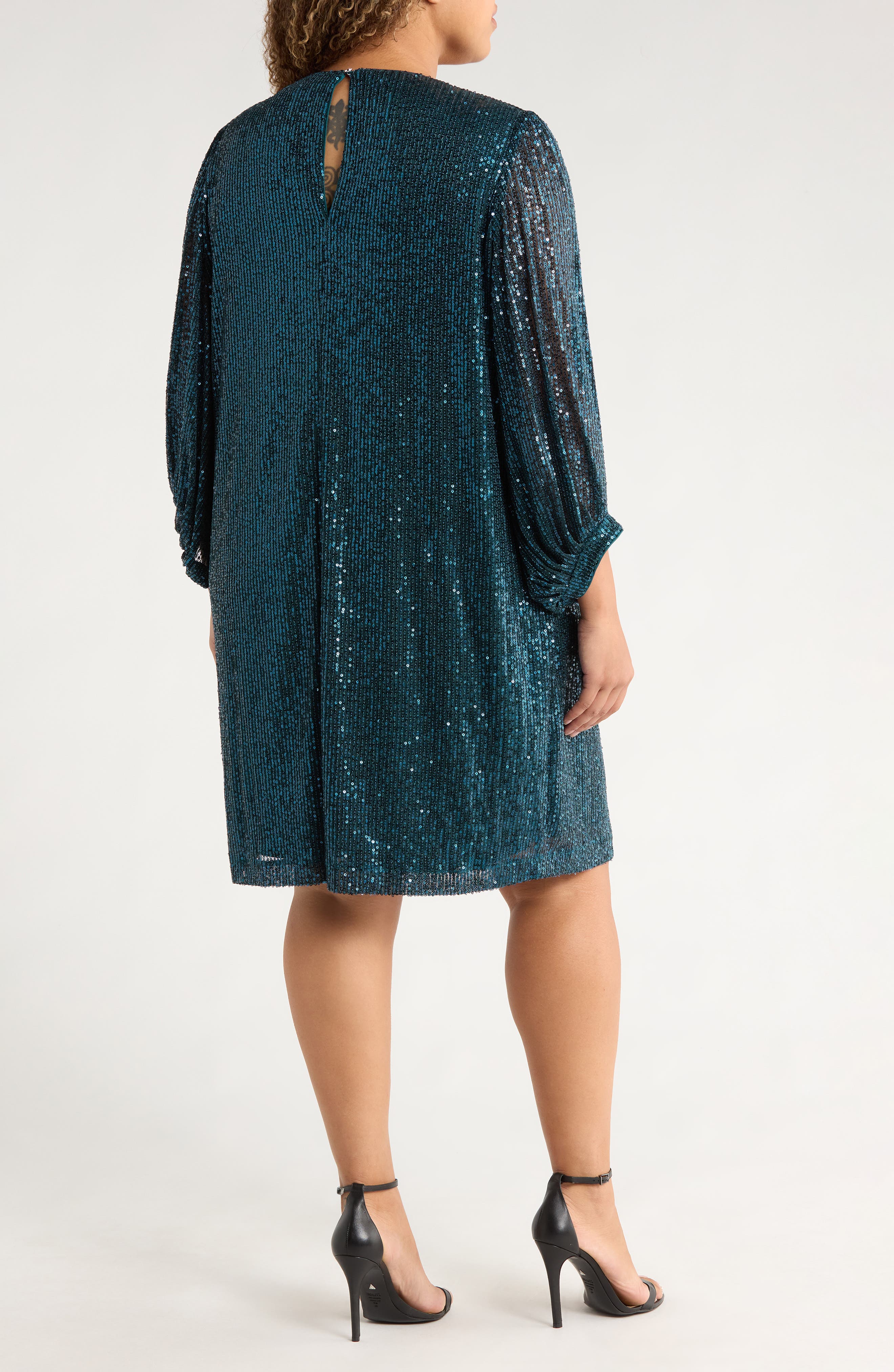 Sequined Sheath Dress - image 2