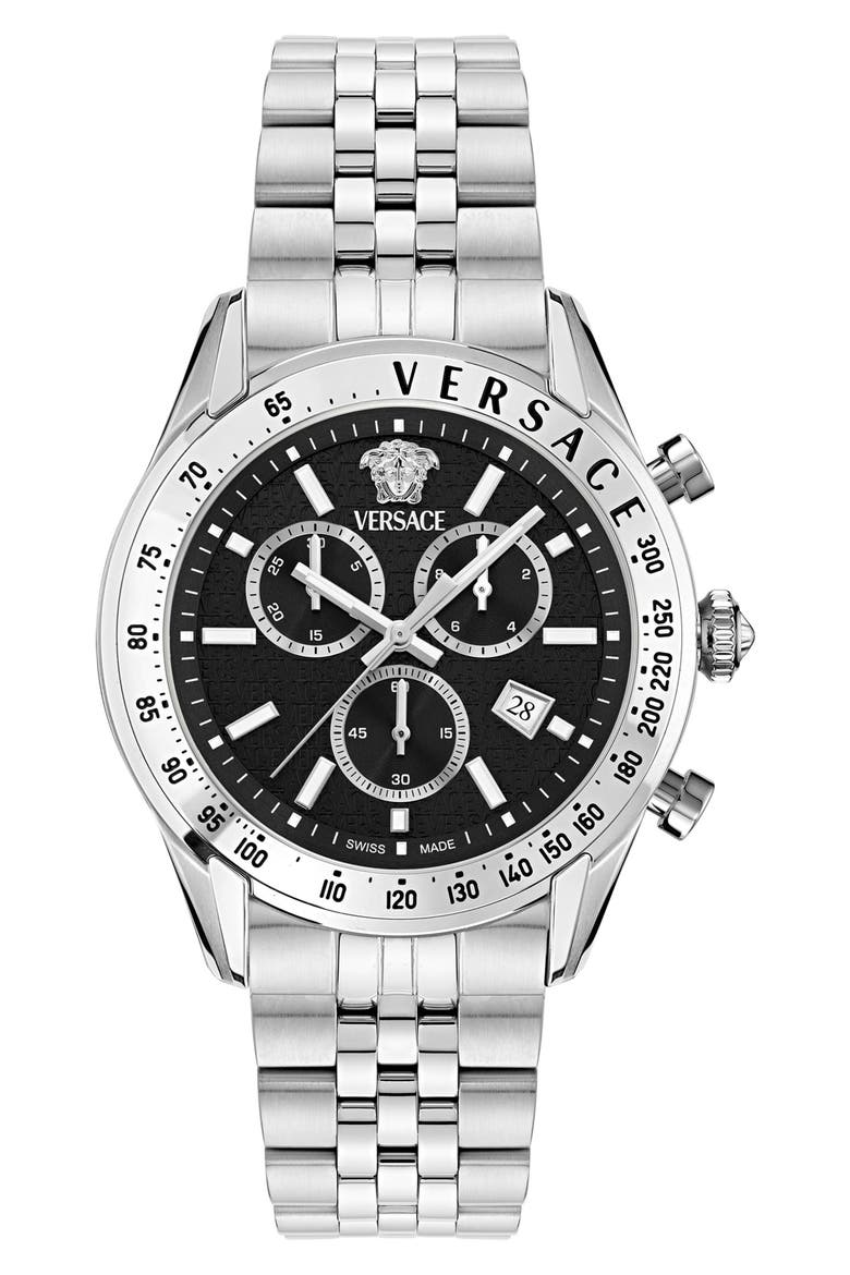 Master Chronograph Bracelet Watch, 44mm, Main, color, STAINLESS STEEL