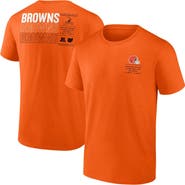 FANATICS Men's Fanatics Orange Cleveland Browns Repeat Stats T-Shirt