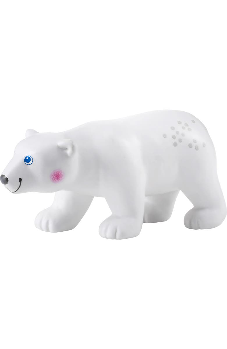 HABA Little Friends Polar Bear - Chunky Plastic Zoo Animal Toy Figure, Alternate, color, 