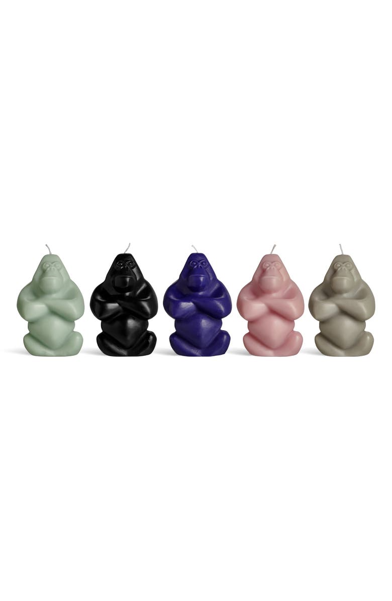 Kosta Boda Gabba Gabba Hey Assorted 5-Pack Candles, Main, color, Multi
