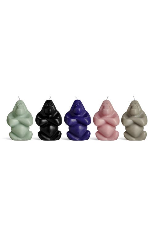 Kosta Boda Gabba Gabba Hey Assorted 5-pack Candles In Multi