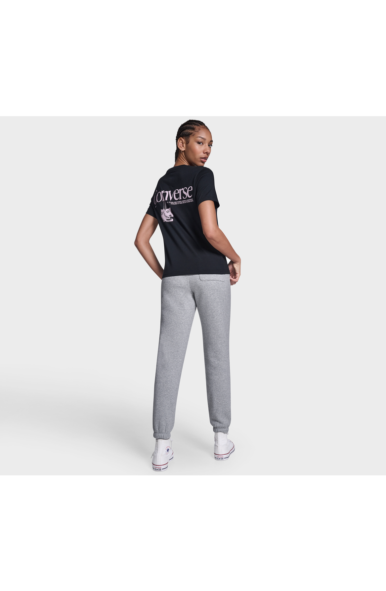 Converse Women's Hanging Shoes T-Shirt, Alternate, color, Converse Black