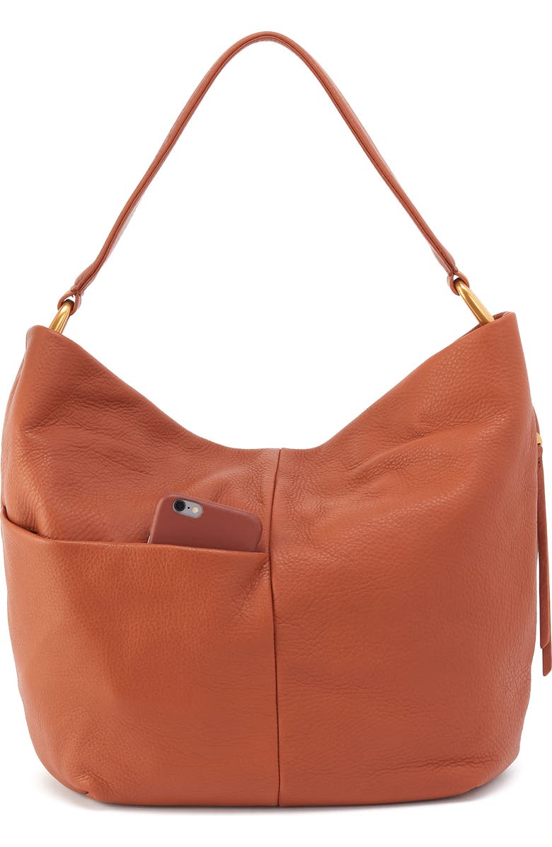 HOBO Harley Leather Hobo Bag, Alternate, color, Warm Honey