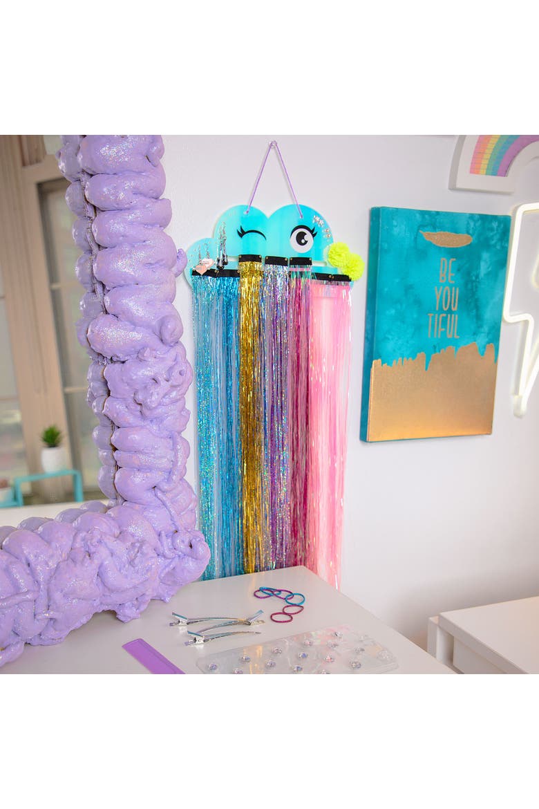 Tinsel Hair Styling Kit, Shimmer & Style, Fashion Beauty Craft, Alternate, color, Multicolored