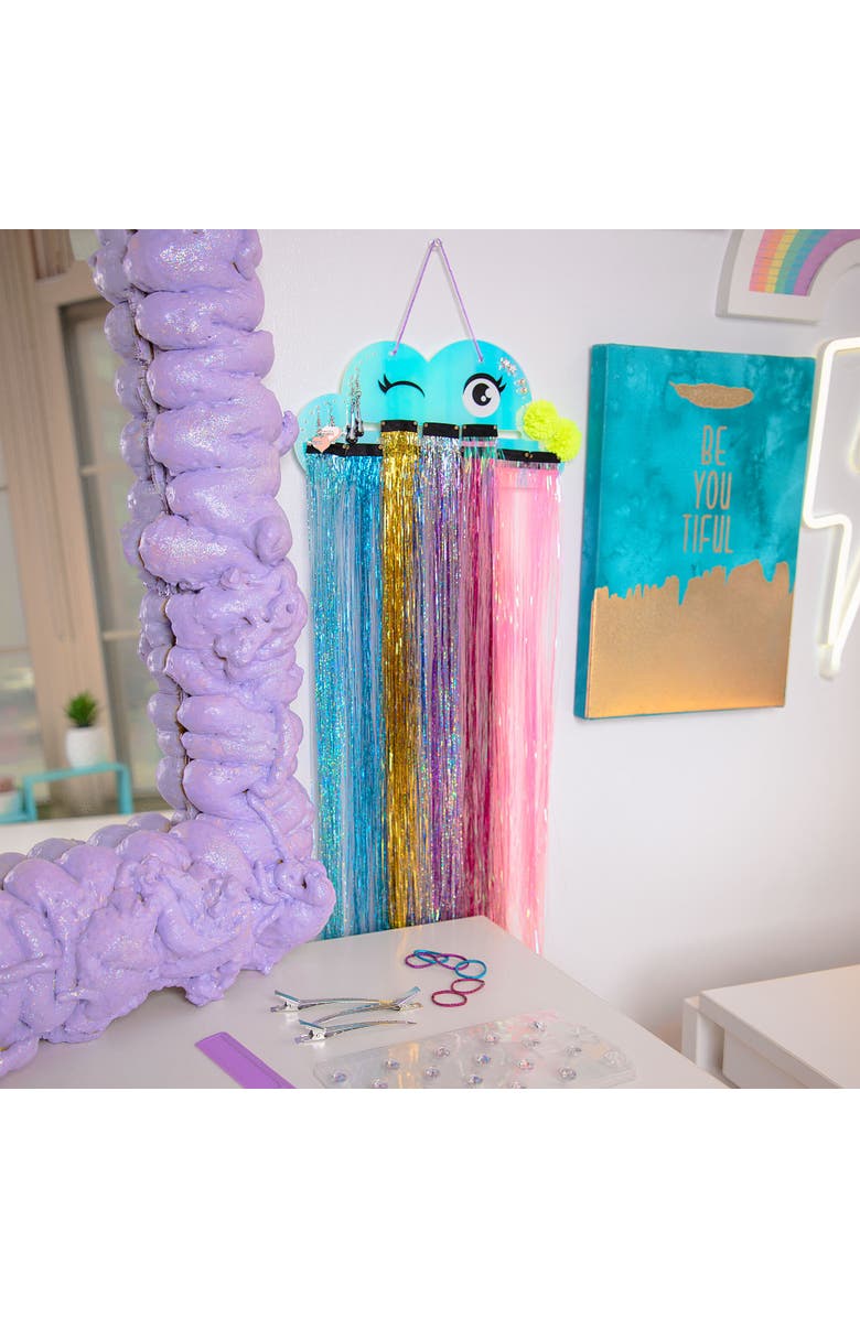 Fashion Angels Tinsel Hair Styling Kit, Shimmer & Style, Fashion Beauty Craft, Alternate, color, Multicolored