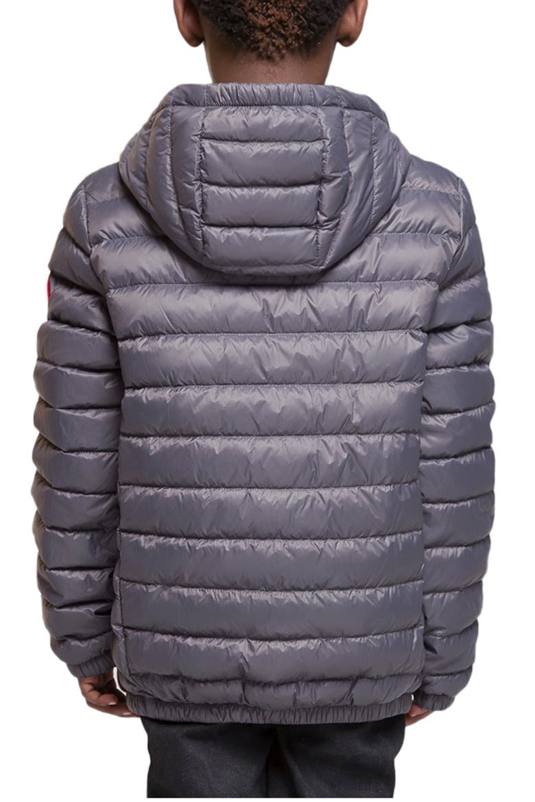 Kids' Ultra Light Packable Down Jacket, Alternate, color, Charcoal grey