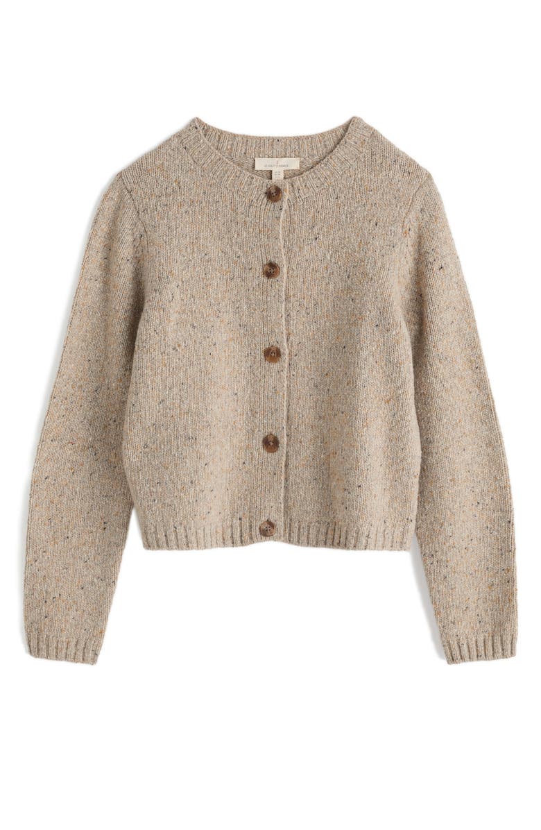 Seasalt Cornwall Dawson Pick Merino Wool Blend Cardigan, Alternate, color, Knit Melange Birch