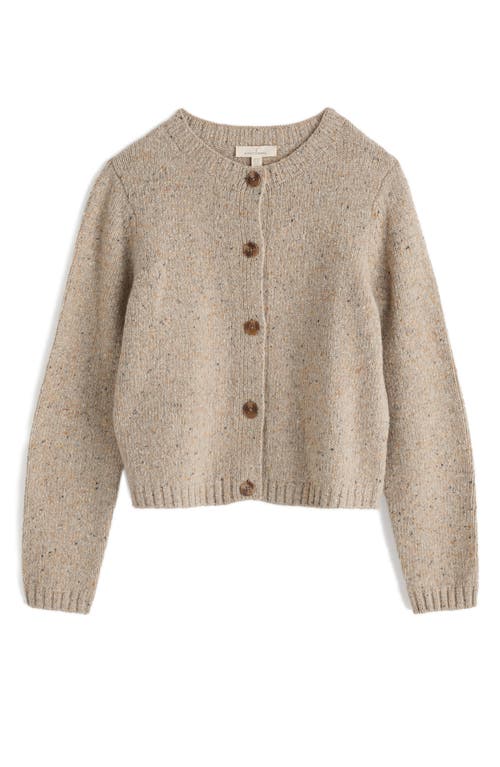 Seasalt Cornwall Dawson Pick Merino Wool Blend Cardigan In Orange
