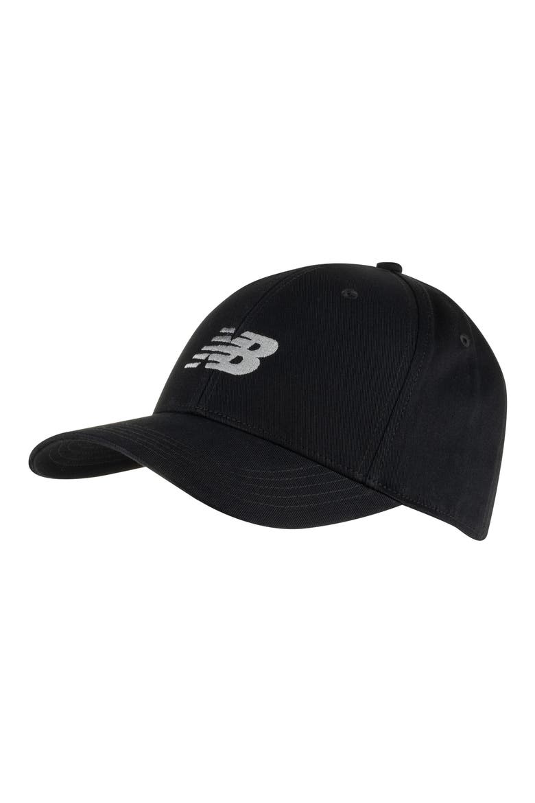 6-Panel Structured Adjustable Baseball Cap, Main, color, BLACK