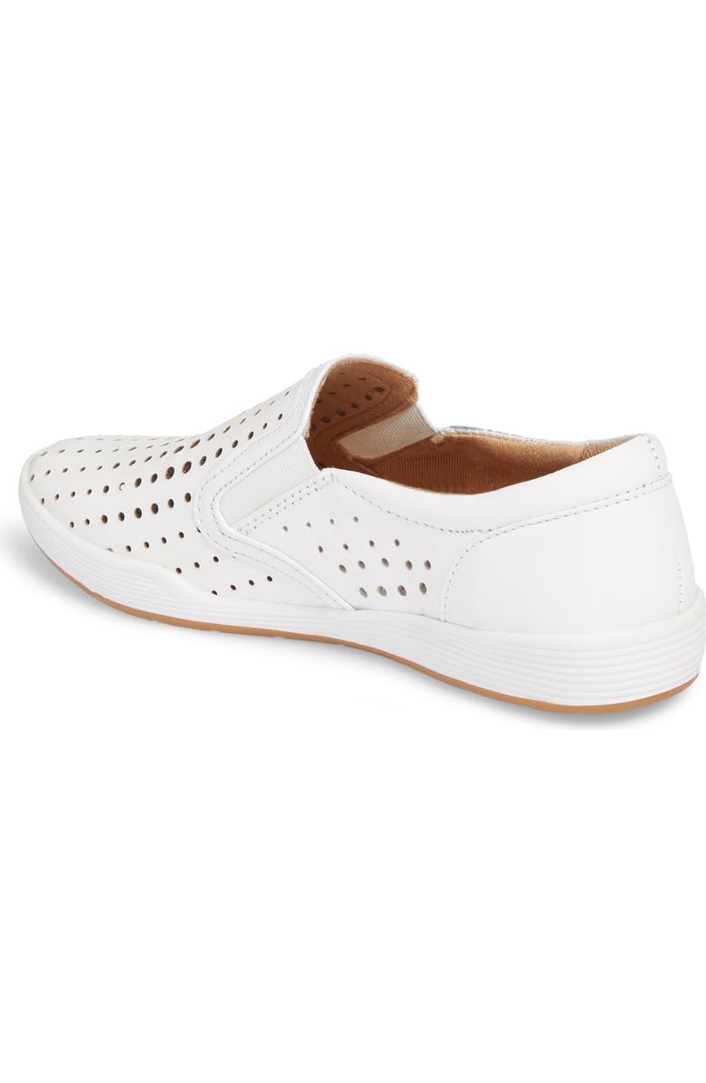 Comfortiva Lyra Perforated Slip-On Sneaker, Alternate, color,