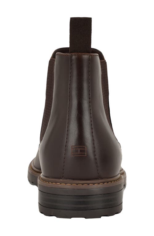 Tommy Hilfiger Men's Roklan Casual Chelsea Boots In Brown