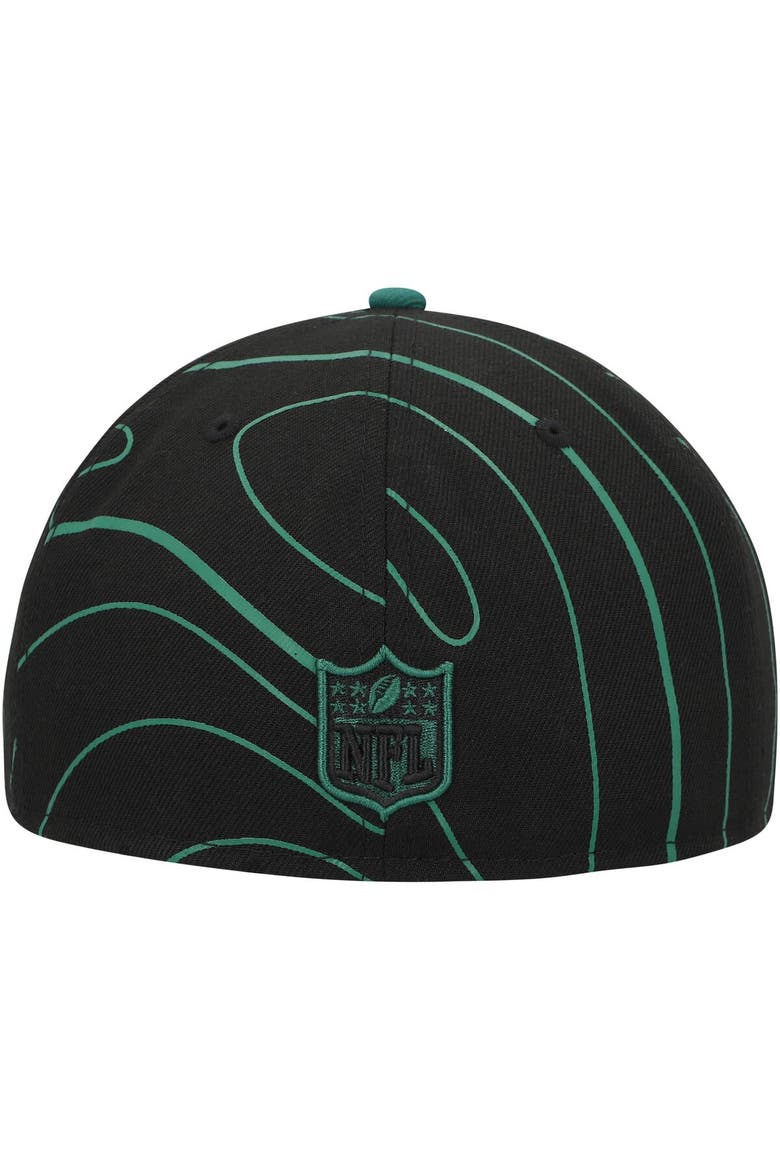 Men's New Era  Black New York Jets Geo 59FIFTY Fitted Hat, Alternate, color, Black