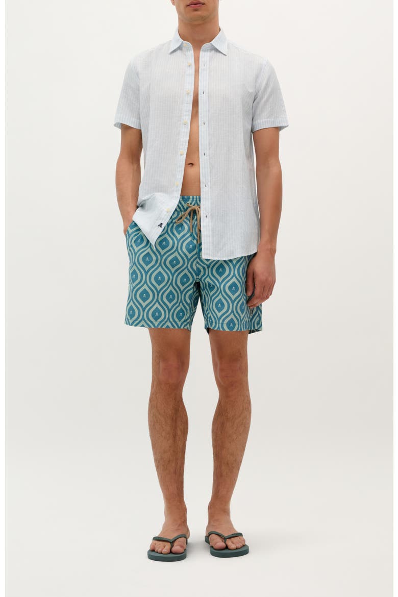 Bridges Swimsuit, Alternate, color, Duck