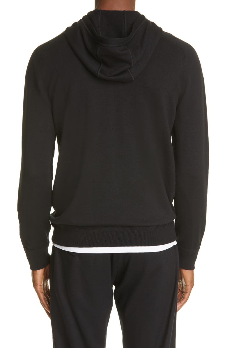 ZEGNA Cotton & Cashmere Hoodie, Alternate, color,