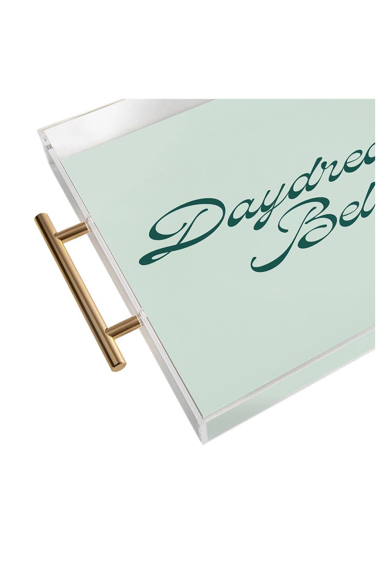 Daydream Believer Acrylic Tray, Alternate, color, GREEN