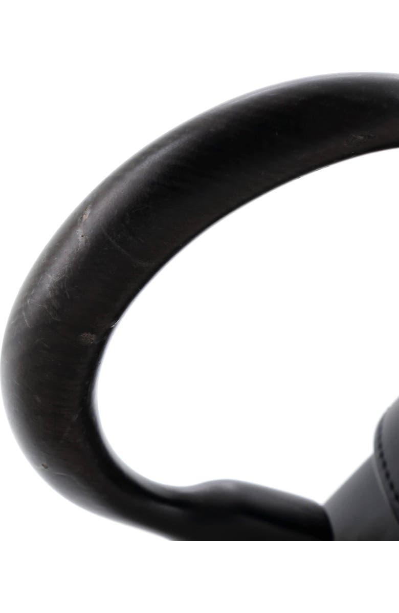 Pre-Owned Goyard Structured Saigon Top Handle Bag Coated Canvas with Leather Mini, Alternate, color, Black