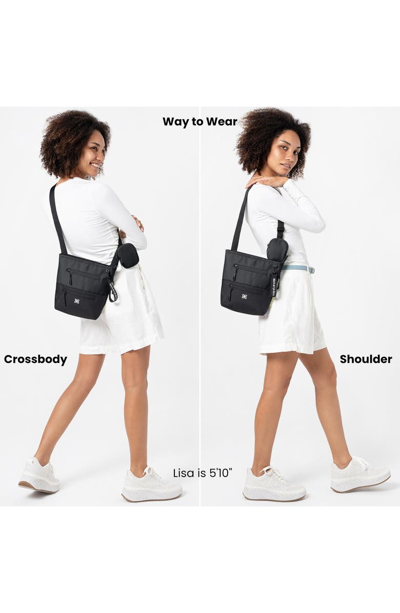 Sherpani Zoom Small Crossbody Purse, Alternate, color, Raven