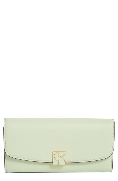 dakota leather flap wallet